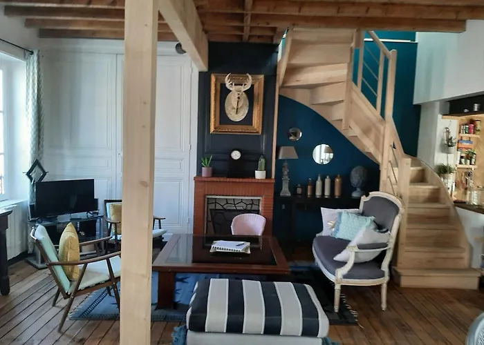 La maison de la baie, wifi, terrasse, 200m du port